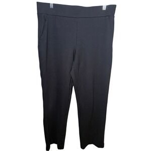 LOFT Corpcore Womens LT Black Pull On Knit Stretch Pants